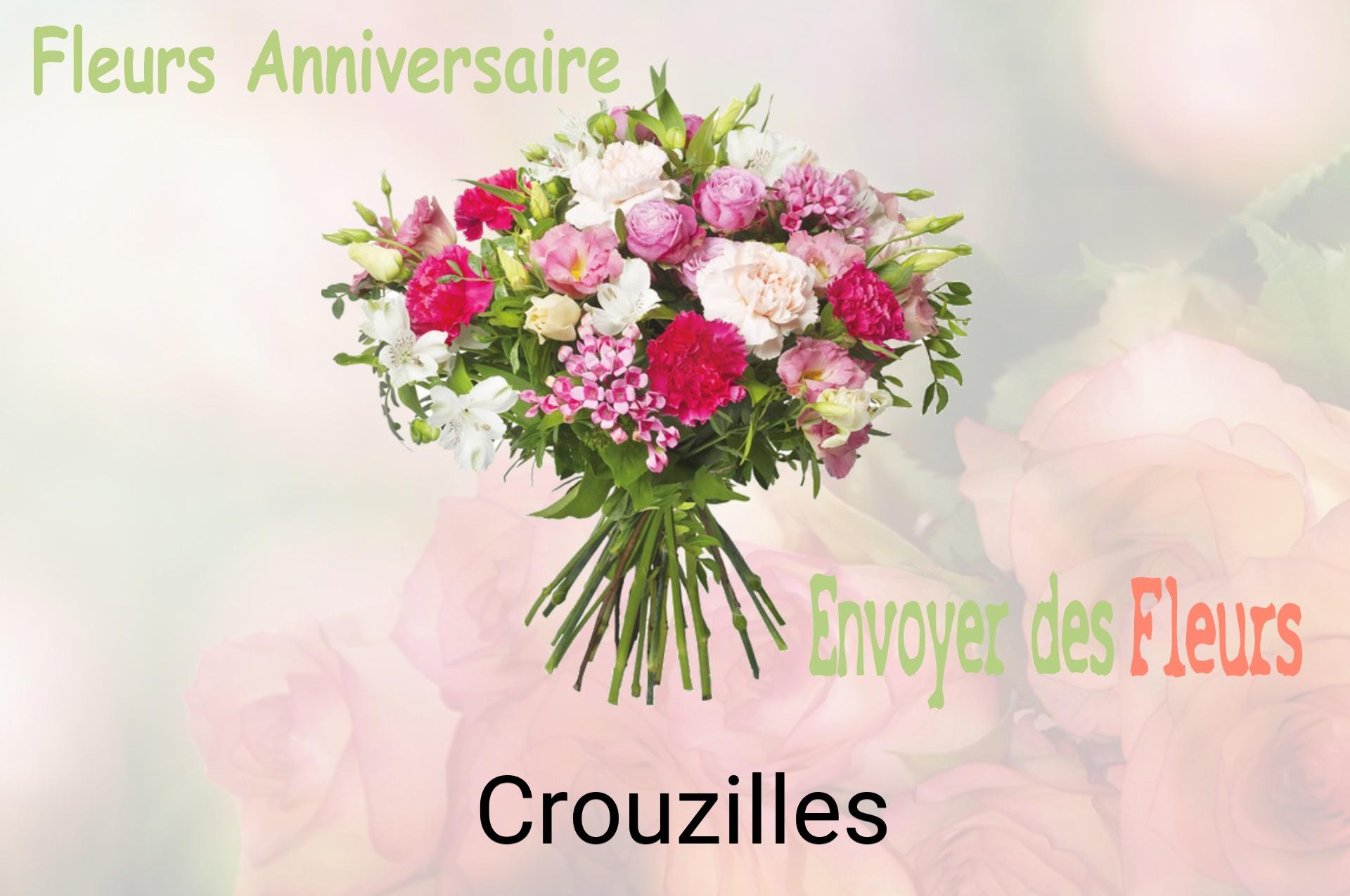 Bouquet de fleurs d’anniversaire livré à Crouzilles